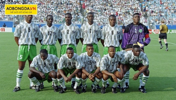 Mẫu áo bóng đá WC của đội tuyển Nigeria năm 1994