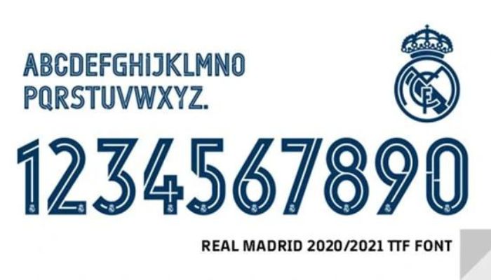 Font Real Madrid