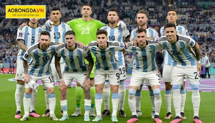 Mẫu áo đấu của đội tuyển Argentina tại World Cup 2022