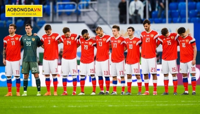 Áo bóng đá của đội tuyển Nga tại World Cup 2018