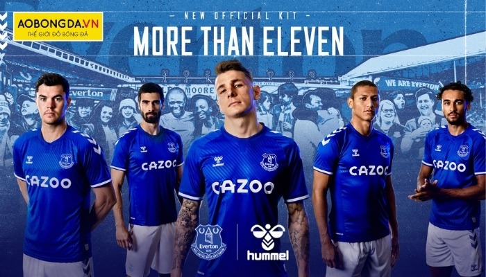 Mẫu áo đấu Everton sân nhà năm 2020