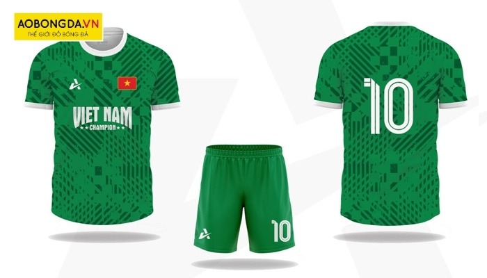 Mẫu đồ quần áo bóng đá đẹp đội tuyển Việt Nam Training