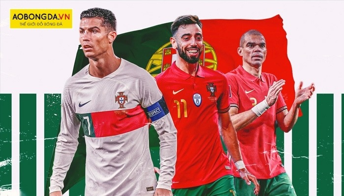 Mẫu áo bóng đá ĐT Bồ Đào Nha được ưa chuộng