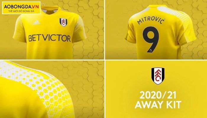 Mẫu áo clb Fulham sân khách năm 2020-2021