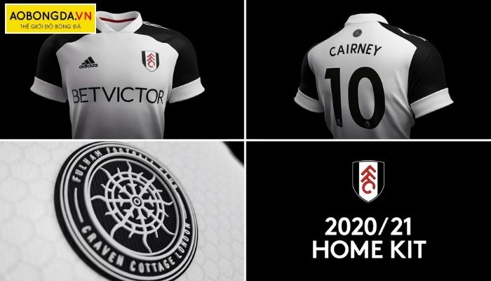 Mẫu áo đá banh Fulham sân nhà năm 2020-2021