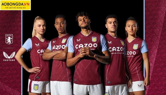 Mẫu áo câu lạc bộ Aston Villa 2023/24 sân nhà