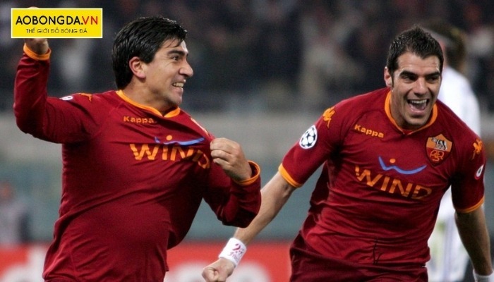 Mẫu thiết kế áo bóng đá dài tay AS Roma 2008 mới lạ