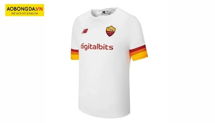 Mẫu áo đá banh sân khách clb AS Roma mùa giải 2021
