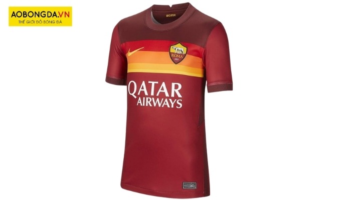 Kiểu dáng áo đá bóng AS Roma sân nhà mùa giải 2020