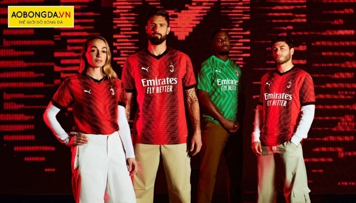 Top những mẫu áo AC Milan “hot” nhất hiện nay