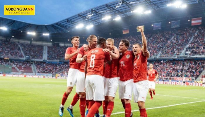 Mẫu áo đội tuyển Áo Euro sân nhà 2022