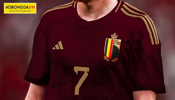 mẫu thiết kế áo Bỉ sân nhà 2024