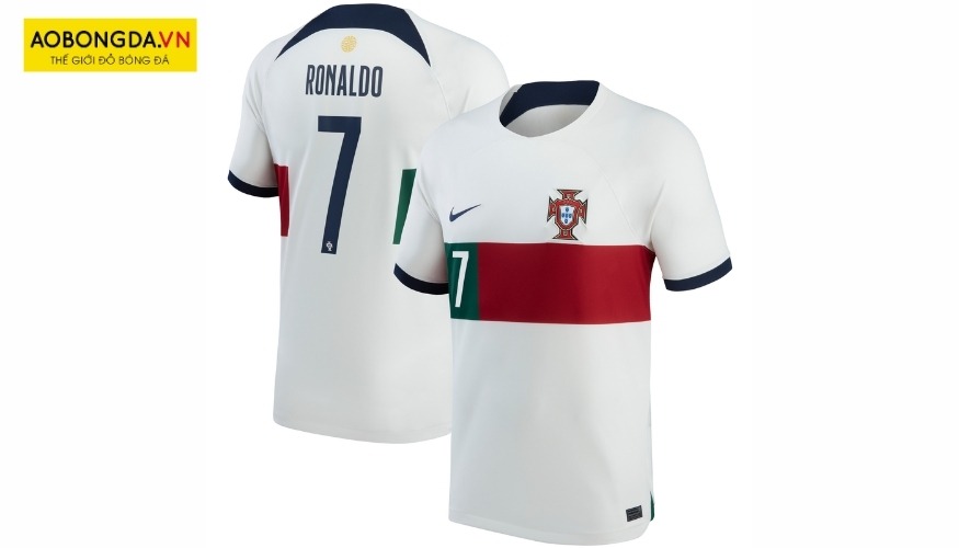 Mẫu áo Bồ Đào Nha World Cup sử dụng chất vải mịn, mát