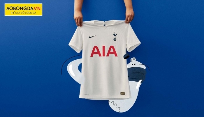 Mẫu áo CLB Tottenham 2022 có thiết kế đơn giản, tinh tế