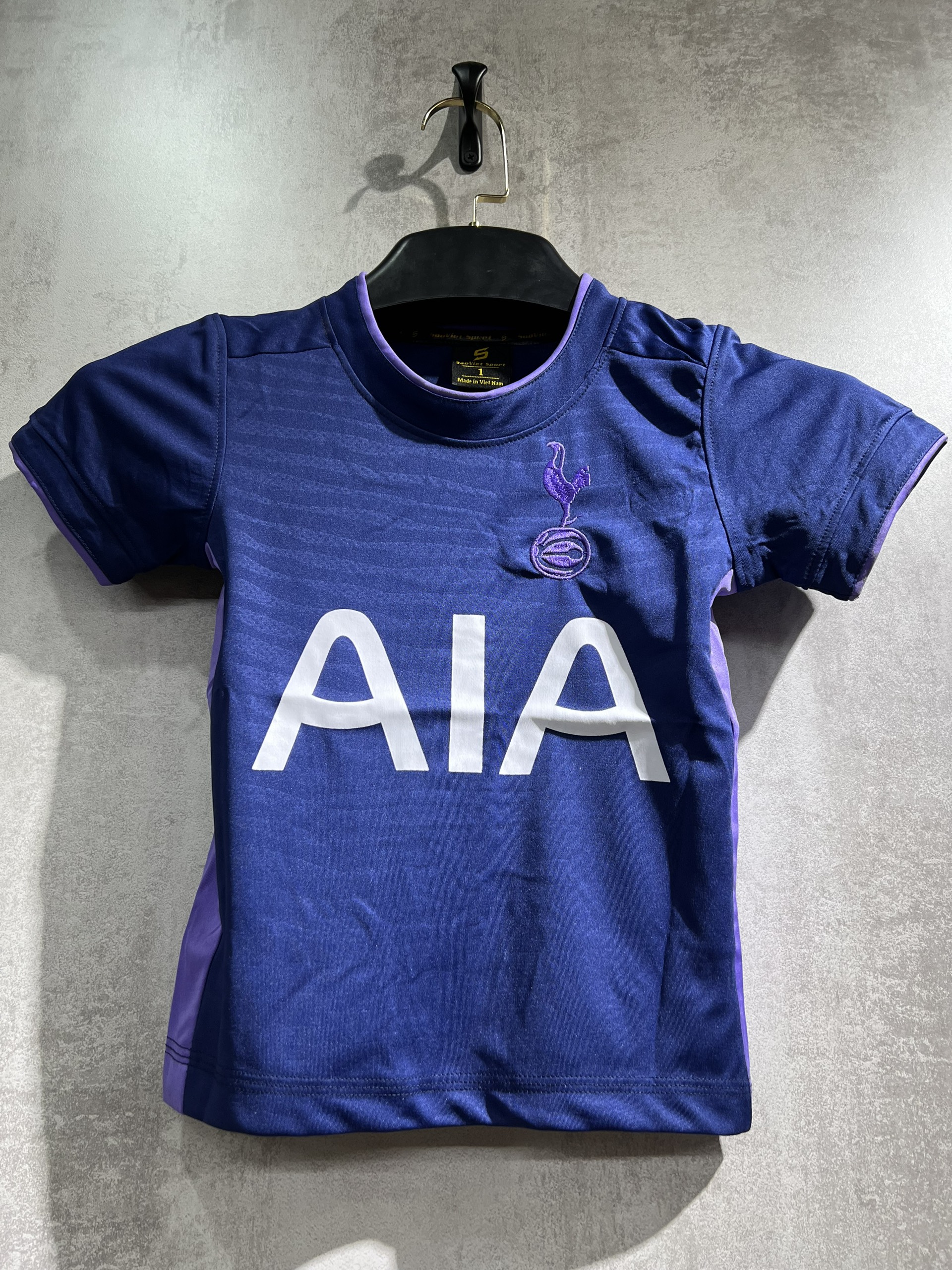 Áo kids clb tottenham màu tím