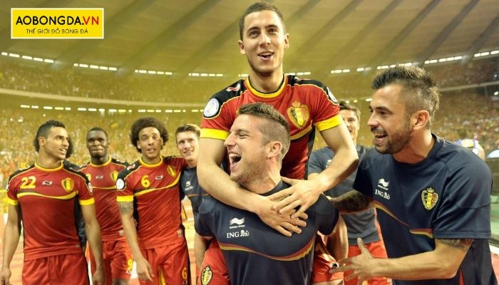 Biểu tượng vương miện đầy kiêu hãnh của đội tuyển Bỉ