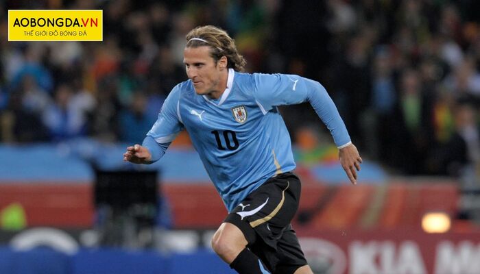 Diego Forlan đá bằng hai chân