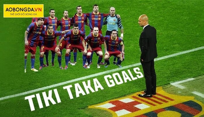 barca rất thành công với lối chơi tiki taka