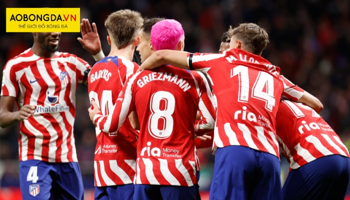 Mẫu áo đấu Atletico Madrid sân nhà mùa 2022-2023