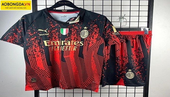 Áo bóng đá  AC Milan đỏ