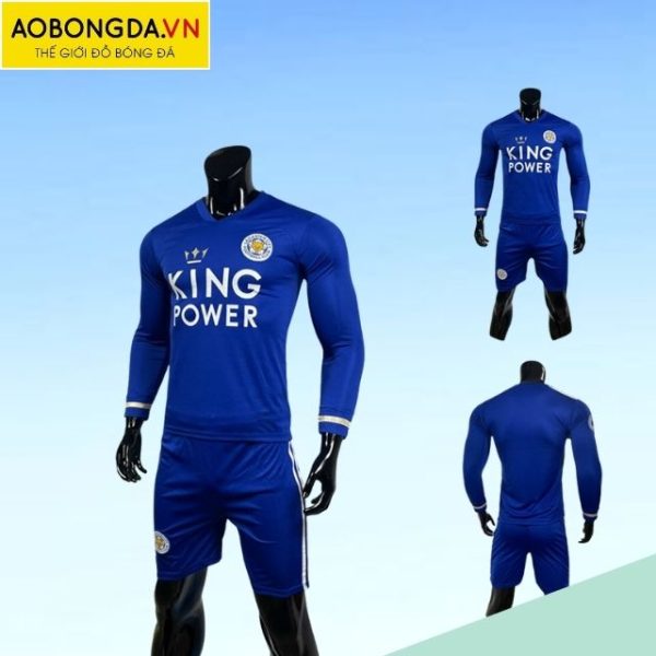 áo đấu dài tay leicester city 2024