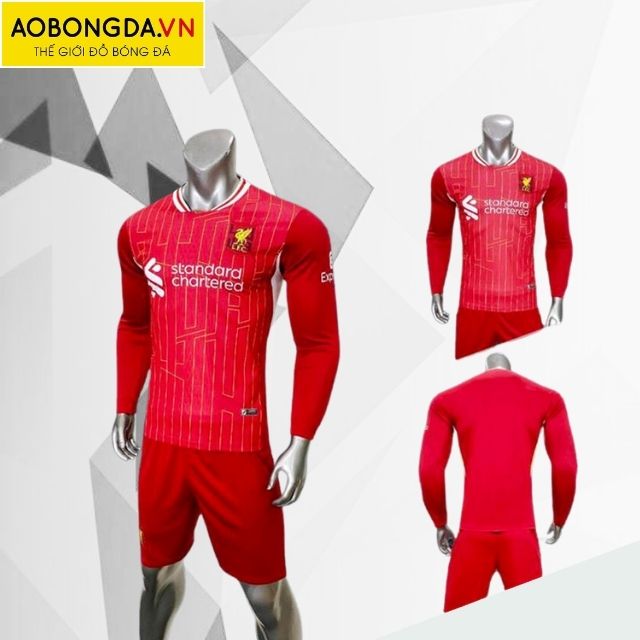 áo đấu dài tay liverpool 2024