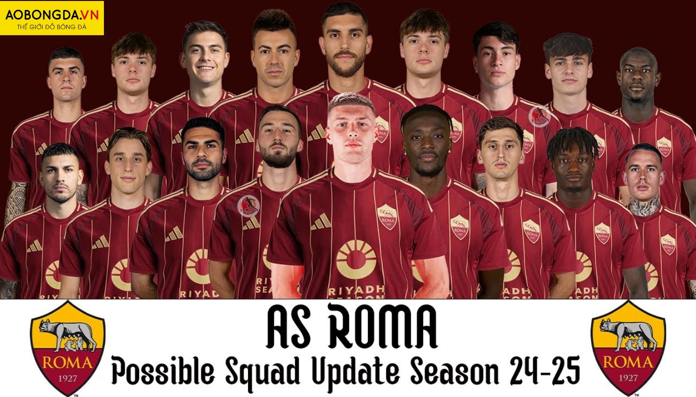 AS Roma 2024/2025: Những Ngôi Sao Hứa Hẹn Chinh Phục Đỉnh Cao