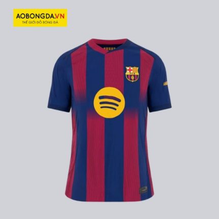 Áo bóng đá Barcelona 25/26 sân nhà xanh đỏ