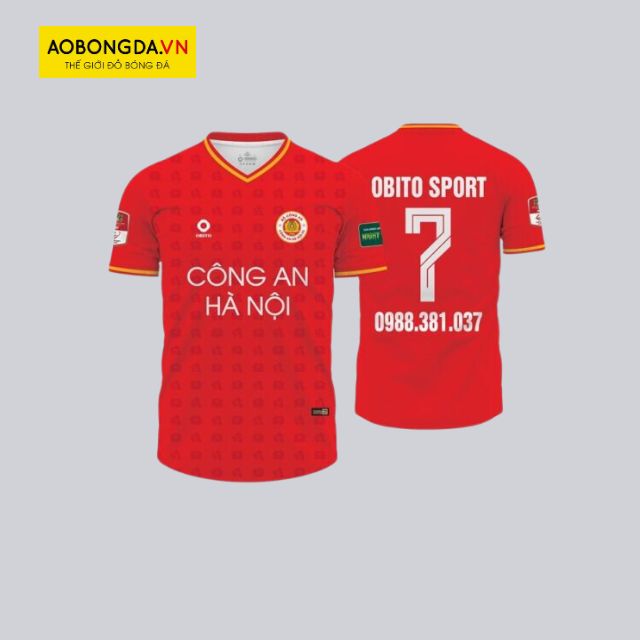 Áo bóng đá CA HN 23/24 sân khách màu đỏ