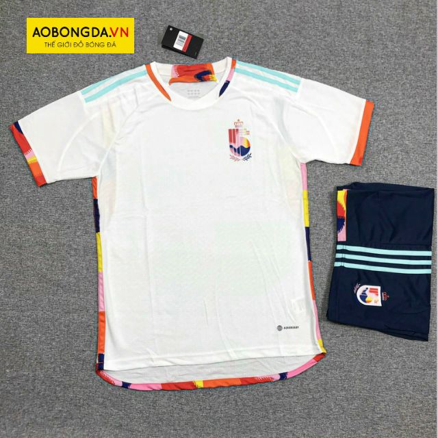 Áo Bỉ World Cup 2022 sân khách màu trắng