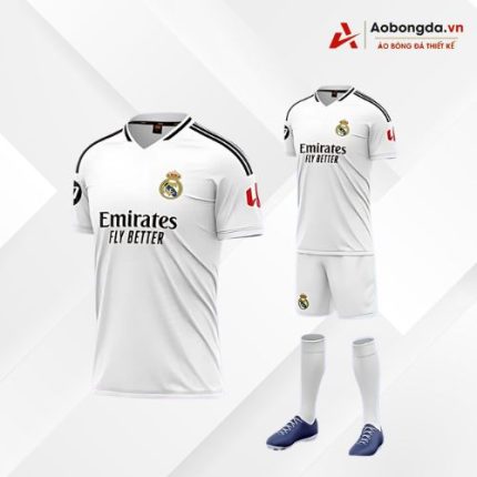 Áo CLB Real Madrid Màu Trắng Sân Nhà 2024-2025