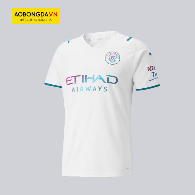 Áo clb Manchester City 21/22 sân khách màu trắng