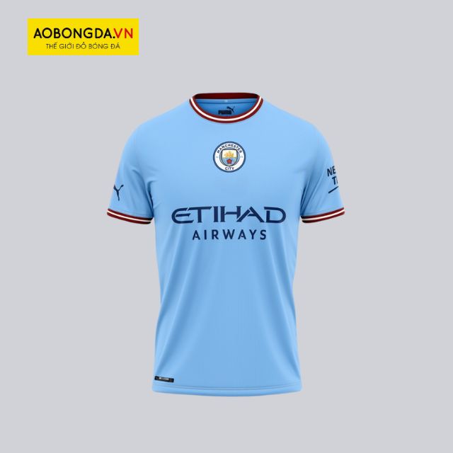ao-da-banh-man-city-2022-2023-san-nha Đồ đá banh Manchester City 22/23 sân nhà xanh ngọc