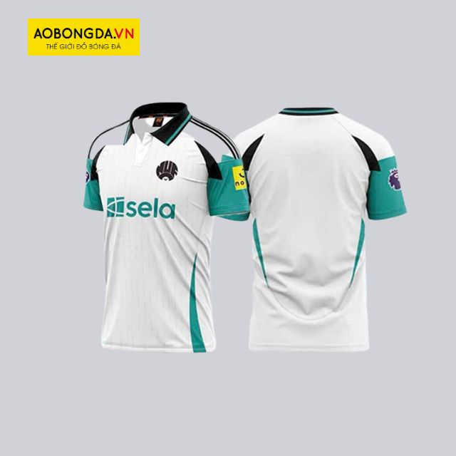 Áo đá banh Newcastle 2024 sân khách thứ 3 màu trắng